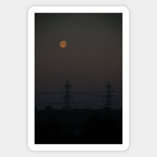 Two-pylon Moon Sticker